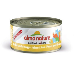 Boite 70gr pour chat Almo nature poulet avec fromage