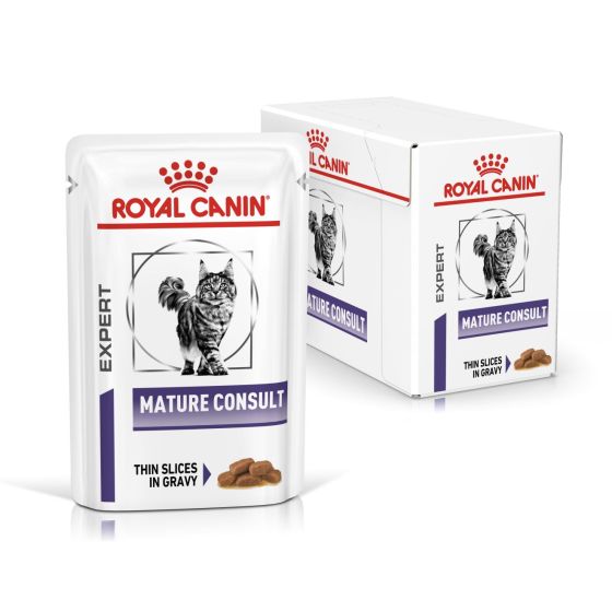 RC Vet Expert Cat Mature Consult in Gravy 4x12x85gr