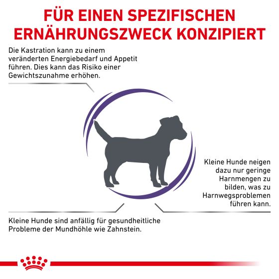 RC Vet Expert Dog Neutered Adult Small Dogs 1,5kg