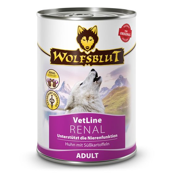 Wolfsblut Vet Renal - Poulet avec Patate douce 6x 395g