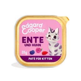 E&C Feline Kitten Canard et Poulet avec des Myrtilles 16x85gr