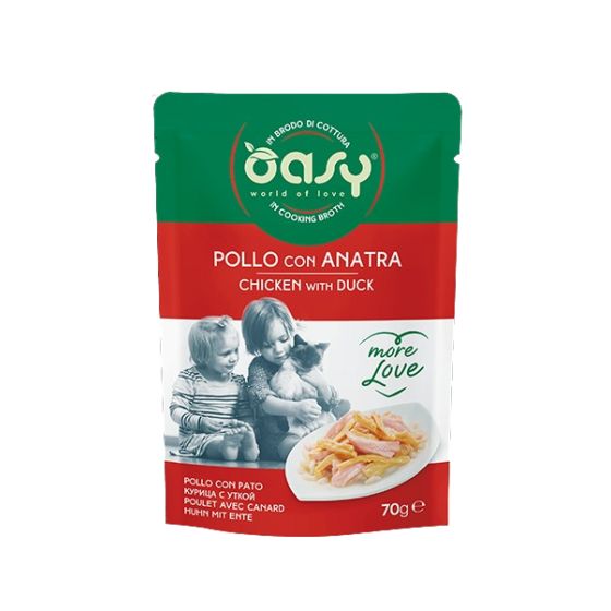 Oasy Sachet Poulet Canard 70gr