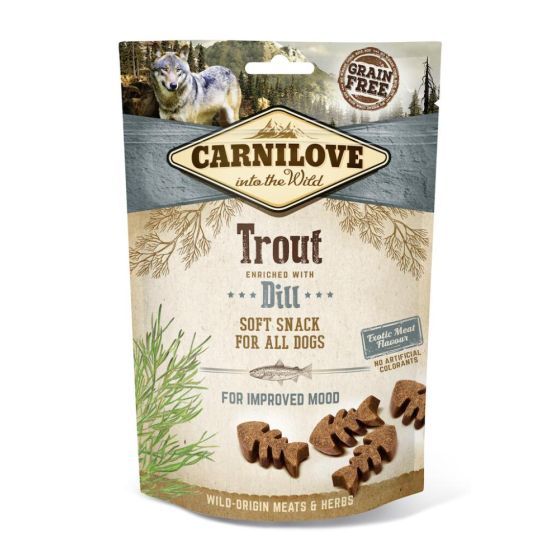 Carnilove Dog Treat Soft Truite à l'aneth 200gr