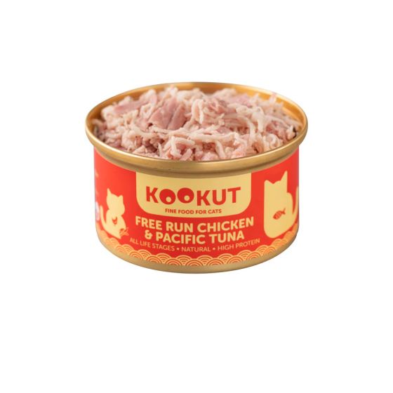 Kookut Cat Poulet & Thon du Pacifique 70gr