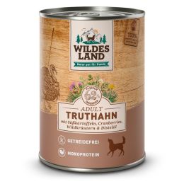 Wildes Land Adult Turkey Sweet Potato Box 6x400g