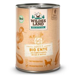 Wildes Land Boite Adult BIO Canard Patate douce 400g