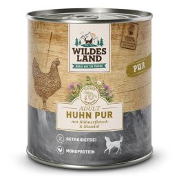 Wildes Land Boite Adult Poulet PUR Huile de carthame 6x800g