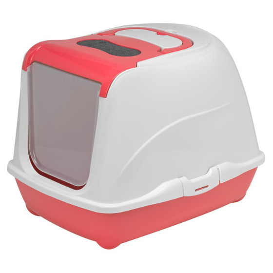 Toilette chat flip cat petite, Corail