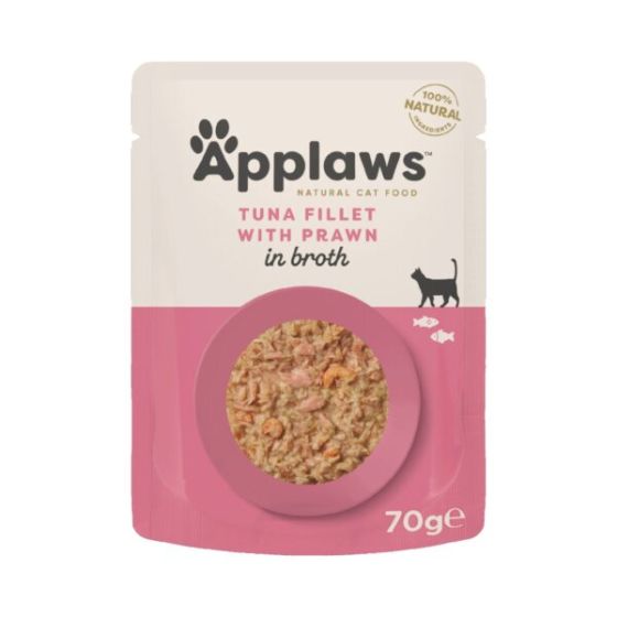 Applaws bag Tuna Fillet & Shrimp 70g