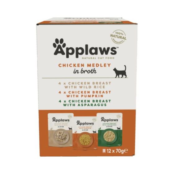 Applaws sachet Chicken Multi Pack 12x70g