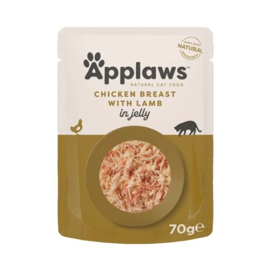 Applaws Pouch en Gelée Blanc de Poulet&Agneau70gr