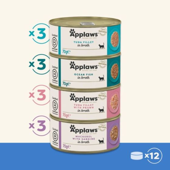 Applaws Boite Fish Deluxe Multi 12x70g