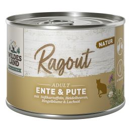 Wildes Land Fel Adult Ragout Canard & Dinde 6x 180g