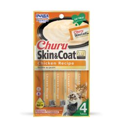 Inaba Churu Skin & Coat Poulet 4x14gr