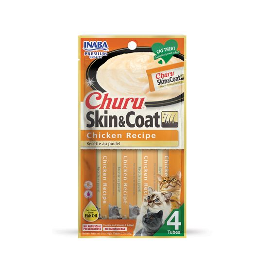 Inaba Churu Skin & Coat Chicken 4x14gr