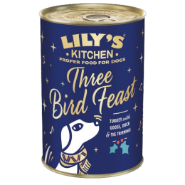 Lily's Kitchen Dog Boite "Three Bird Feast"  400gr