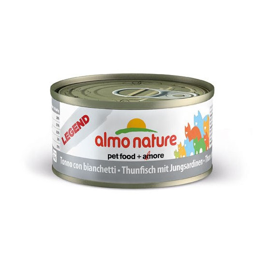 Cat food Almo in a box of 70 g Tuna and whitebait