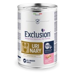 Exclusion Dog VET Urinary Adult All Br Pork 24x400g