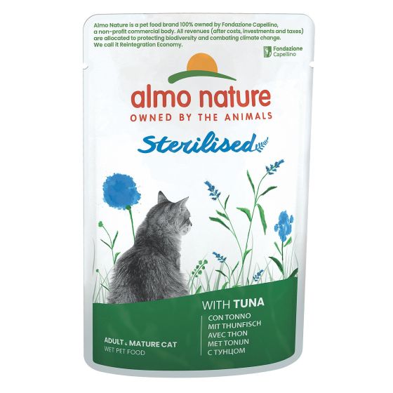 Almo Cat Sachet Sterilised Thon 30x70gr