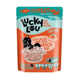 Lucky Lou Sachet Bouillon Thon et Saumon 70gr