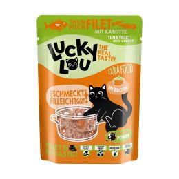 Lucky Lou Sachet Bouillon Thon avec Carotte 70gr