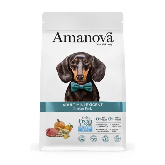 Amanova Dog Adult No Grain Mini - Iberian Pork 2kg