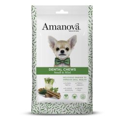 Amanova Dog Dental Chews Small & Mini (Vegan) 12x110g
