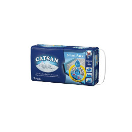 Litiere chat Catsan Smart Pack 2x4l (non agglom erante)