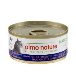 Almo Nature cat, Thon Poulet Jambon 70g