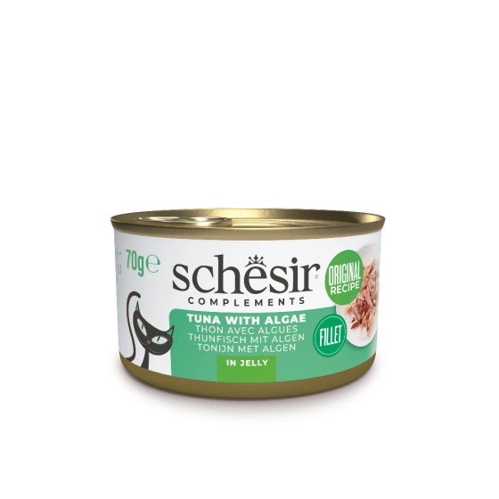 Schesir Cat Boite 70g Thon et Algues