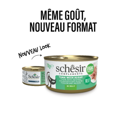 Schesir Cat Box 70g Tuna and Seaweed