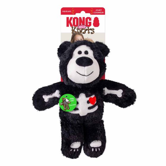 KONG Halloween Wild Knots Skeleton Bear M/L