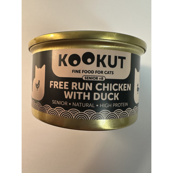 Kookut Cat SENIOR Poulet & Canard 70gr