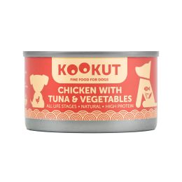 Kookut DOG Poulet avec Thon et Legumes 90gr