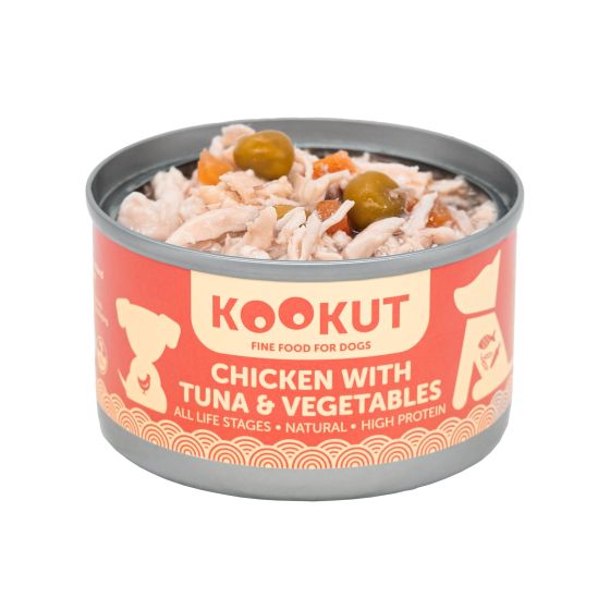 Kookut DOG Chicken with Tuna and Vegetables 90gr