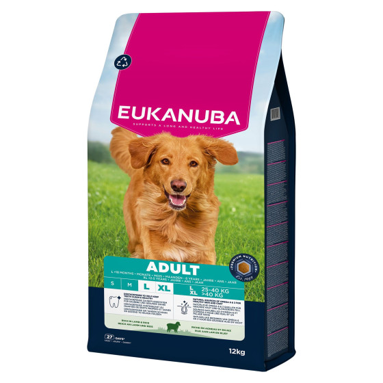 Eukanuba dog adulte Large Lamb & Rice 12Kg