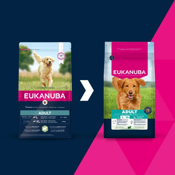 Eukanuba dog adulte Large Lamb & Rice 12Kg