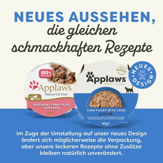 Applaws Pot Thon Crabe 60gr