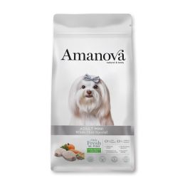 Croquettes Amanova pour chien blanc 2kg