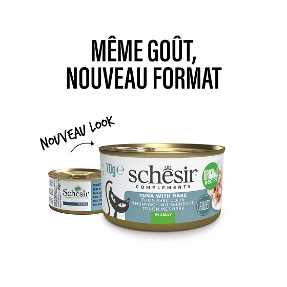 Schesir Cat Box 70g Tuna&Colin