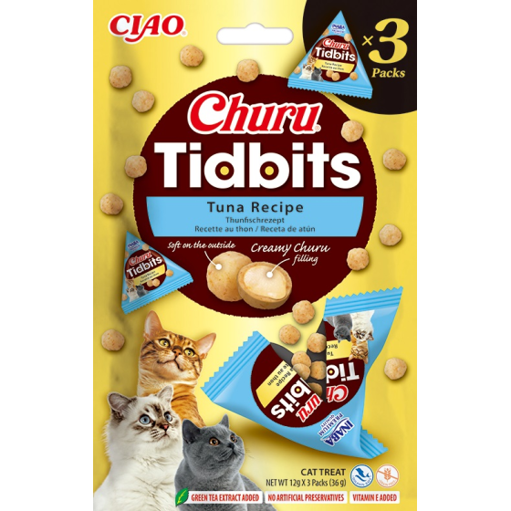 ‌‌Inaba Churu Tidbits Cat Thon 3x12gr
