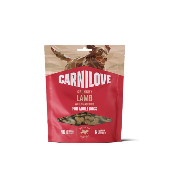 Carnilove Dog Treats: Crunchy Lamb and Cranberries, 200g