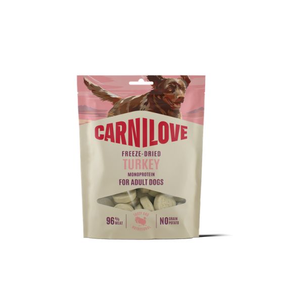 Carnilove Dog Treat Freeze Dried Turkey 60gr
