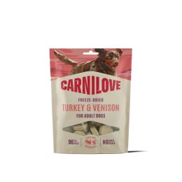 Carnilove Dog Treat: Freeze-Dried Turkey and Venison, 60g