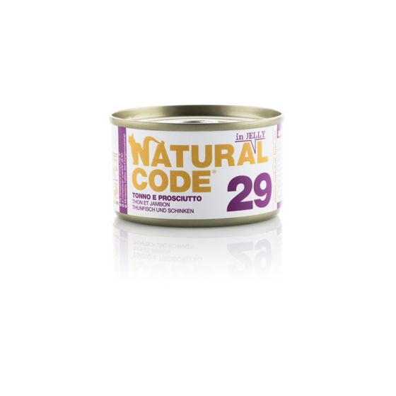 Natural Code Cat boite N°29 Thon Jambon 85g