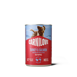 Carnilove Can Puppy Salmon & Turkey 6x400g (made to order)