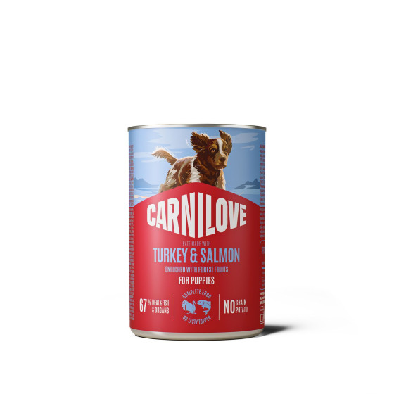 Carnilove Can Puppy Salmon & Turkey 6x400g (made to order)