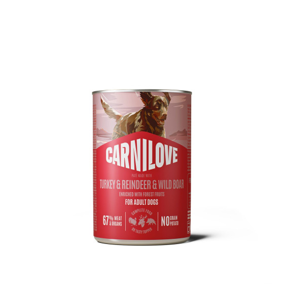 Carnilove Can Adult Cerf Renne 6x400g(sur commande)