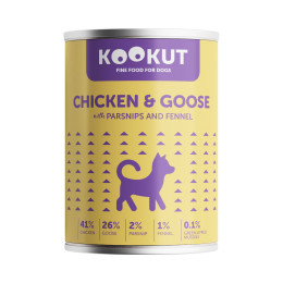 Kookut DOG Chicken, Goose and Parsnip Terrine 400g