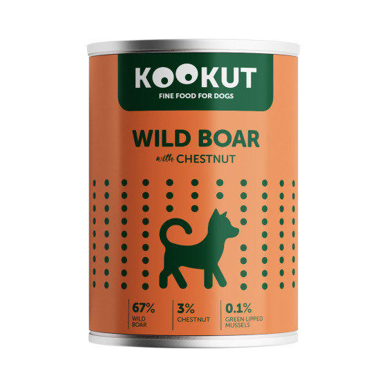 Kookut DOG Wild Boar and Chestnut Terrine 400g